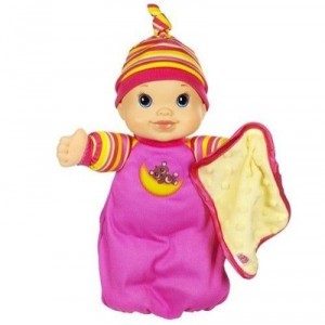 Hasbro - Baby Alive - 19219 - Eveil - Ma Première Baby Alive - Poupee verte avec bonnet rose et biberon (Hasbro)