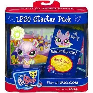 HASBRO LITTLEST PET SHOP PETSHOP LPSO STARTER PACK CHAUVE SOURIS 1695 bat + code on line