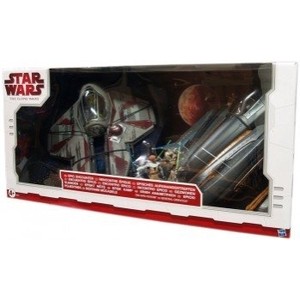 Hasbro - Pack 2 vaisseaux star wars epic encounter - Starfighter Kenobi et Grevious