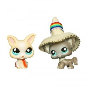 Hasbro Poupée - 832 - Littlest Petshop Duo avec Accessoire - Chat