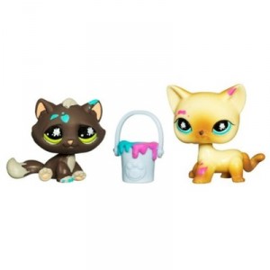 Hasbro Poupée - Littlest Petshop Duo avec Accessoire - 78896 - Les Petshop Casse-cou - 817-818 - Le ...