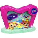 Hasbro Littlest Petshop - 24347 - Le Spectacle des Patshop - 2 Scènes - 1583 Ours brun et 1594 chat - ave...