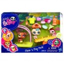 Hasbro Littlest Petshop - 93643 - Poupée - Le Parc - Coccinelle / Chien / Chouette