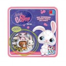 Hasbro Littlest Petshop - 93668 - Poupée - Colonne 3 Petshop - Chat / Pieuvre / Chimpanzé