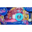 Hasbro LITTLEST PET SHOP - HABITAT POUR HAMSTERS + ROUE + 3 FIGURINES