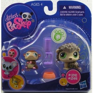 Hasbro LITTLEST PET SHOP - HAMSTER ET HERISSON