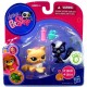 littlest PETSHOP PET SHOP HASBRO DUO CHAT MOUFETTE 1503/1504