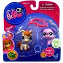 littlest PETSHOP PET SHOP HASBRO DUO PONEY CHIEN 1499/1500