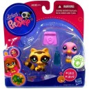 littlest PETSHOP PET SHOP HASBRO DUO RATON PERROQUET1501/1502