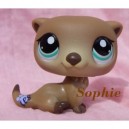 littlest PETSHOP PET SHOP HASBRO LOUTRE + LUGE 1609 neuf en boite