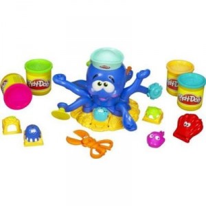 Play Doh - 204721480 - Loisirs Créatifs - Pâte Modeler - Pieuvre + 4 Pots (Hasbro)