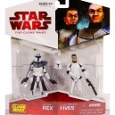 Hasbro STAR WARS Captain REX and Clone Trooper FIVES The Clone Wars