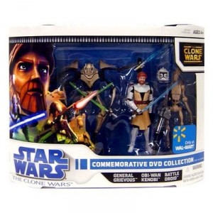 Hasbro Star Wars The clone wars Coffret General Grievous, Obi-Wan Kenobi et Battle Droid