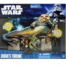 Hasbro Star Wars - The Legacy Collection - Jabba the Hutt et son trône + 2 figurines de Oola et Salacious C...