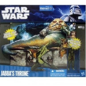 Hasbro Star Wars - The Legacy Collection - Jabba the Hutt et son trône + 2 figurines de Oola et Salacious C...