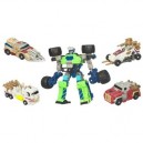 Hasbro Transformers - 19822 - Figurines à Combiner - Pack de 5 - Rallybots et Double Clutch