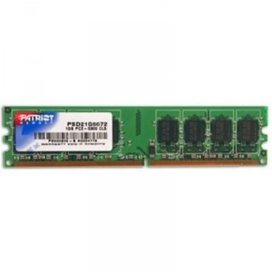 M&eacute;moire Patriot - PSD21G6672 - Module PC2- 5300 667MHz 5 Non-ECC - Unbuffered - 240 broches DIMM DDR2 RAM PDP Systems 1 Go (00