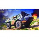 Heller - 81130 - Construction Et Maquettes - Vab 4X4 Transport De Troupes - Echelle 1/35ème