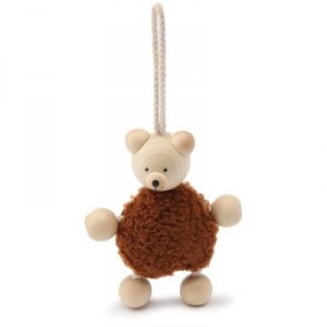 Hess - HES11401 - Hochet - Ours Bois + Peluche + Grelo (Hess)