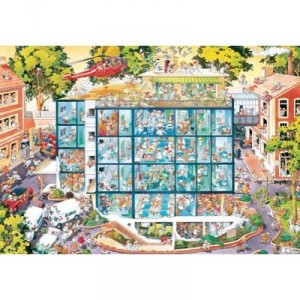 Heye - 25784 - Puzzle - Emergency Room - Loup - 2000 pièces