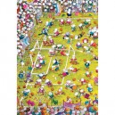 Heye - 29091 - Puzzle - Crazy Football - Mordillo - 1000 pièces