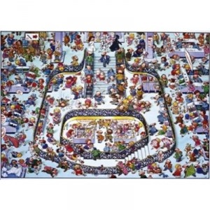 Heye - 29098 - Puzzle - Sales - Loup - 2000 pièces