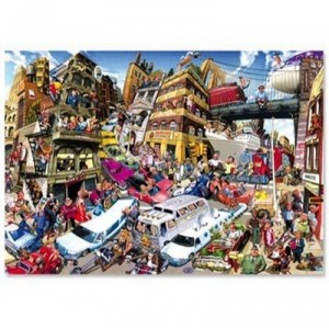 Heye - 29126 - Puzzle - Streetlife - Kravarik - 1000 pièces