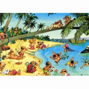 Heye - 29219 - Puzzle - Beachies - Loup - 3000 pièces