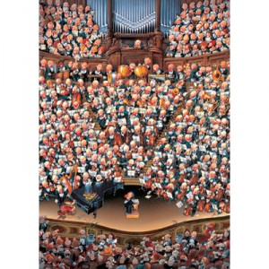 Heye - 8660 - Puzzle - Orchestra - Loup - 2000 pièces