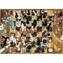 Heye - 8793 - Puzzle - Black or White - Degano - 1000 pièces