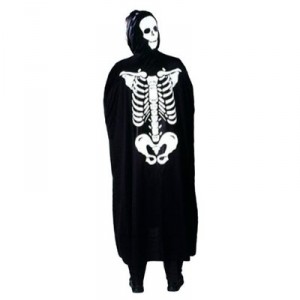 Hilka Cesar - H061-002 - Costume - Cape Dos Squelette Capuche - 5-10 ans