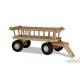 Holztiger Chariot à foin, en bois
