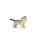 Holztiger Chat, petit, gris, en bois