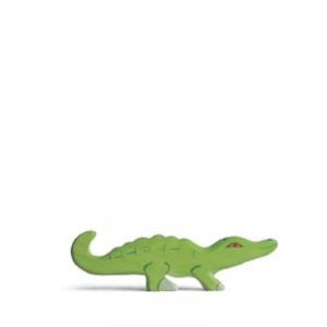 Holztiger  Crocodile, petit, en bois