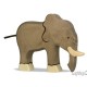 Holztiger Eléphant, en bois