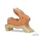 Holztiger Lièvre, petit, qui court, en bois