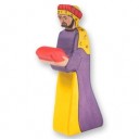 Holztiger Melchior (violet), en bois