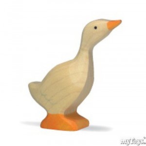 Holztiger Oie, petite, en bois