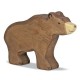 Holztiger Ours brun, en bois