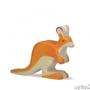 Holztiger Petit kangourou , en bois