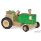 Holztiger Tracteur, vert, en bois