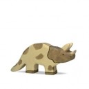 Holztiger Tricératops , en bois