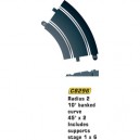 Hornby France - C8296 - Scalextric - Voiture - Courbe relevé 45° R2 (Hornby)