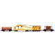 Hornby - R6365 - Répartition Train - 20T Brake Van Crane LWB Open Wagon - Railroad (Import Grande Br...