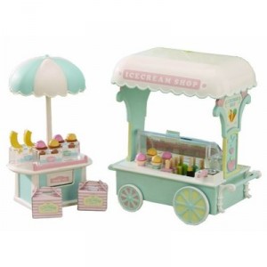 Ice Watch Sylvanian Families - Poupées et Accessoires - Set Marchand Ambulant de Glaces (Import Grande Bretagn...