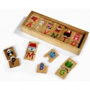 Janod - J02303 - Jouets Bois - Puzzle Alphabet