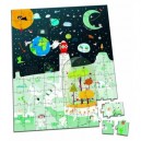 Janod - J02924 - Puzzle - Mission Spatiale - Valisette - 100 Pièces