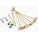 Janod - J03050 - Jeu de Plein Air - Croquet Famille 4 joueurs