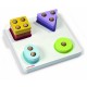 Janod - J05347 - Bébé et Enfant - Puzzle I Wood - 4 Formes (Janod)