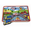 Janod - J05515 - Puzzles - Puzzle Musical Bon Voyage